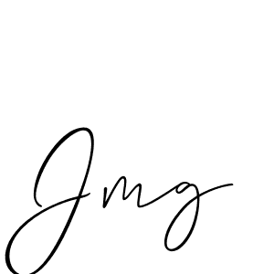 Allison_Script is a professional signature style that is perfect for those who want to add a touch of class to their signature. It is also a great choice for those who want to make their signature more unique. Get Jmg name to fancy signature for free. Jmg signature style 2 images and pictures png