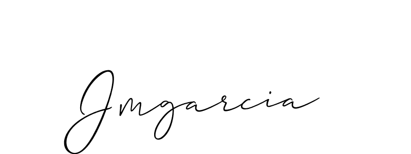 Make a beautiful signature design for name Jmgarcia. With this signature (Allison_Script) style, you can create a handwritten signature for free. Jmgarcia signature style 2 images and pictures png