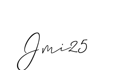 How to Draw Jmi25 signature style? Allison_Script is a latest design signature styles for name Jmi25. Jmi25 signature style 2 images and pictures png