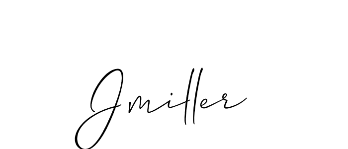 if you are searching for the best signature style for your name Jmiller. so please give up your signature search. here we have designed multiple signature styles  using Allison_Script. Jmiller signature style 2 images and pictures png