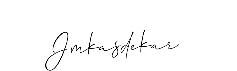 Best and Professional Signature Style for Jmkasdekar. Allison_Script Best Signature Style Collection. Jmkasdekar signature style 2 images and pictures png