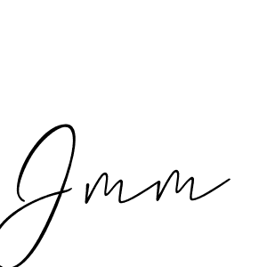 Create a beautiful signature design for name Jmm. With this signature (Allison_Script) fonts, you can make a handwritten signature for free. Jmm signature style 2 images and pictures png