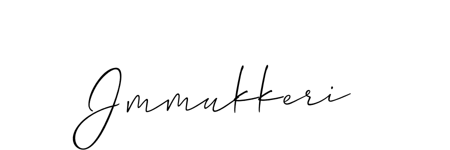 How to make Jmmukkeri signature? Allison_Script is a professional autograph style. Create handwritten signature for Jmmukkeri name. Jmmukkeri signature style 2 images and pictures png