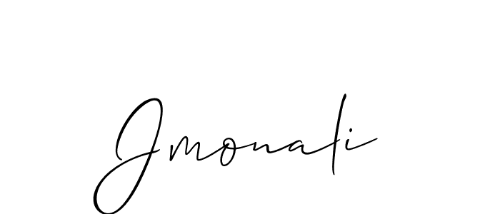 Also we have Jmonali name is the best signature style. Create professional handwritten signature collection using Allison_Script autograph style. Jmonali signature style 2 images and pictures png