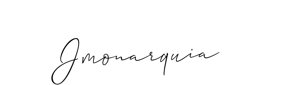 Create a beautiful signature design for name Jmonarquia. With this signature (Allison_Script) fonts, you can make a handwritten signature for free. Jmonarquia signature style 2 images and pictures png