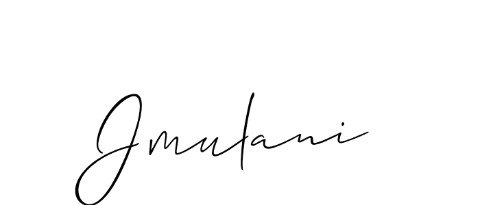 You can use this online signature creator to create a handwritten signature for the name Jmulani. This is the best online autograph maker. Jmulani signature style 2 images and pictures png