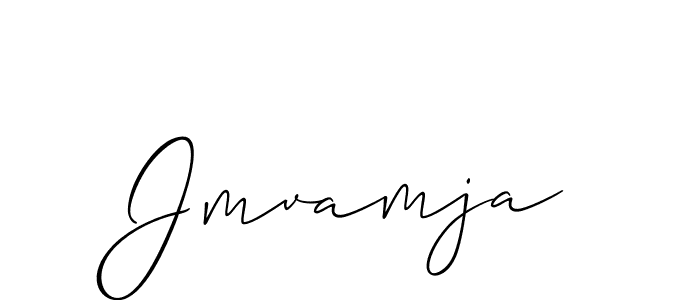 Design your own signature with our free online signature maker. With this signature software, you can create a handwritten (Allison_Script) signature for name Jmvamja. Jmvamja signature style 2 images and pictures png