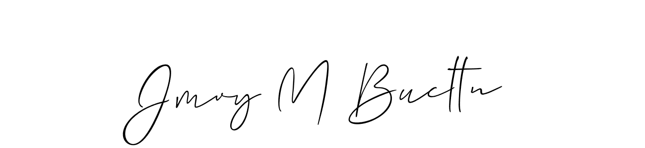 Jmvy M Bucltn stylish signature style. Best Handwritten Sign (Allison_Script) for my name. Handwritten Signature Collection Ideas for my name Jmvy M Bucltn. Jmvy M Bucltn signature style 2 images and pictures png
