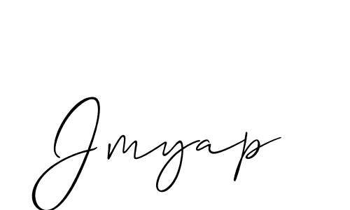 Jmyap stylish signature style. Best Handwritten Sign (Allison_Script) for my name. Handwritten Signature Collection Ideas for my name Jmyap. Jmyap signature style 2 images and pictures png