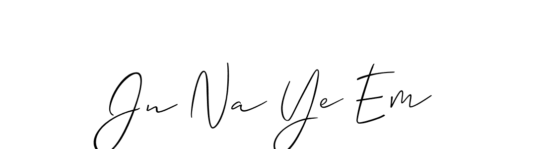 Make a beautiful signature design for name Jn Na Ye Em. Use this online signature maker to create a handwritten signature for free. Jn Na Ye Em signature style 2 images and pictures png