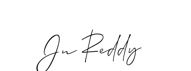 Design your own signature with our free online signature maker. With this signature software, you can create a handwritten (Allison_Script) signature for name Jn Reddy. Jn Reddy signature style 2 images and pictures png