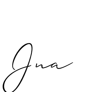 Also You can easily find your signature by using the search form. We will create Jna name handwritten signature images for you free of cost using Allison_Script sign style. Jna signature style 2 images and pictures png