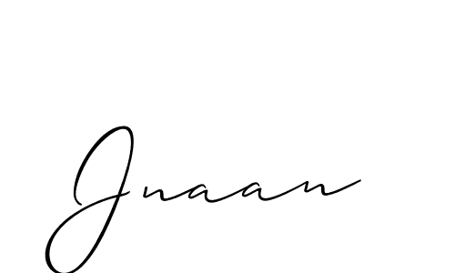 if you are searching for the best signature style for your name Jnaan. so please give up your signature search. here we have designed multiple signature styles  using Allison_Script. Jnaan signature style 2 images and pictures png