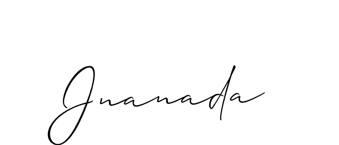 Best and Professional Signature Style for Jnanada. Allison_Script Best Signature Style Collection. Jnanada signature style 2 images and pictures png