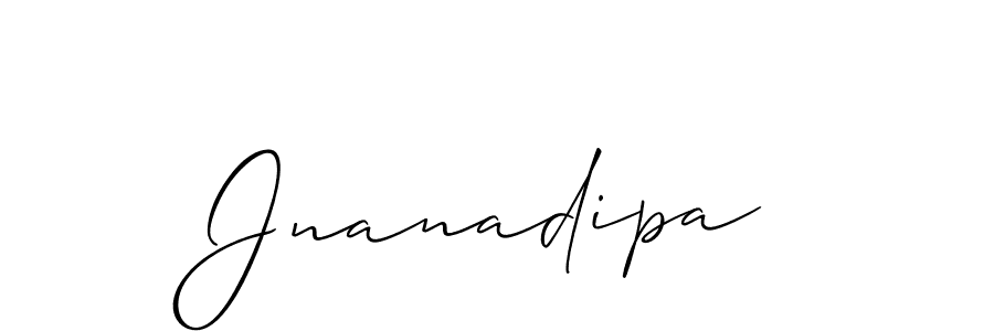 Jnanadipa stylish signature style. Best Handwritten Sign (Allison_Script) for my name. Handwritten Signature Collection Ideas for my name Jnanadipa. Jnanadipa signature style 2 images and pictures png