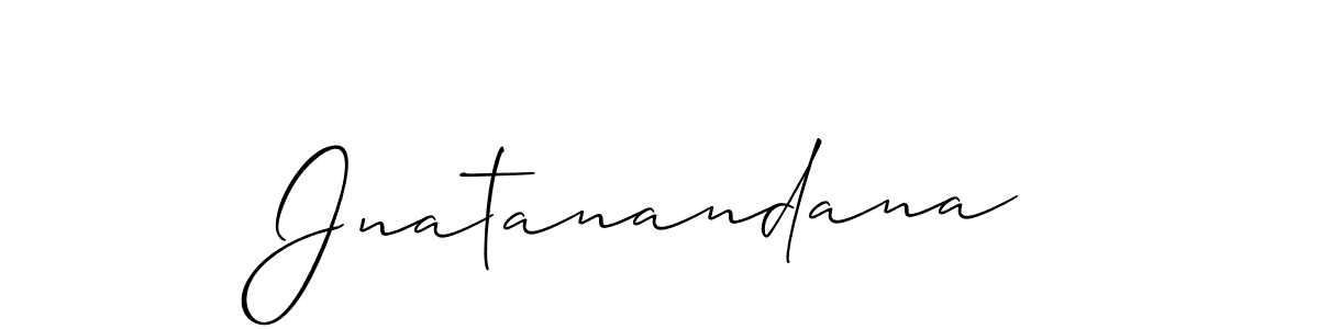 Similarly Allison_Script is the best handwritten signature design. Signature creator online .You can use it as an online autograph creator for name Jnatanandana. Jnatanandana signature style 2 images and pictures png