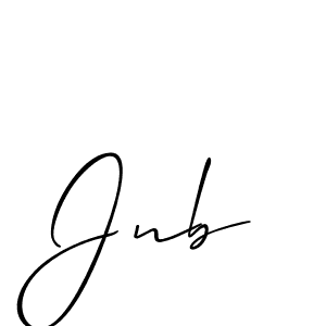 It looks lik you need a new signature style for name Jnb. Design unique handwritten (Allison_Script) signature with our free signature maker in just a few clicks. Jnb signature style 2 images and pictures png