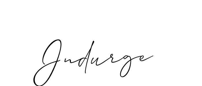 Design your own signature with our free online signature maker. With this signature software, you can create a handwritten (Allison_Script) signature for name Jndurge. Jndurge signature style 2 images and pictures png