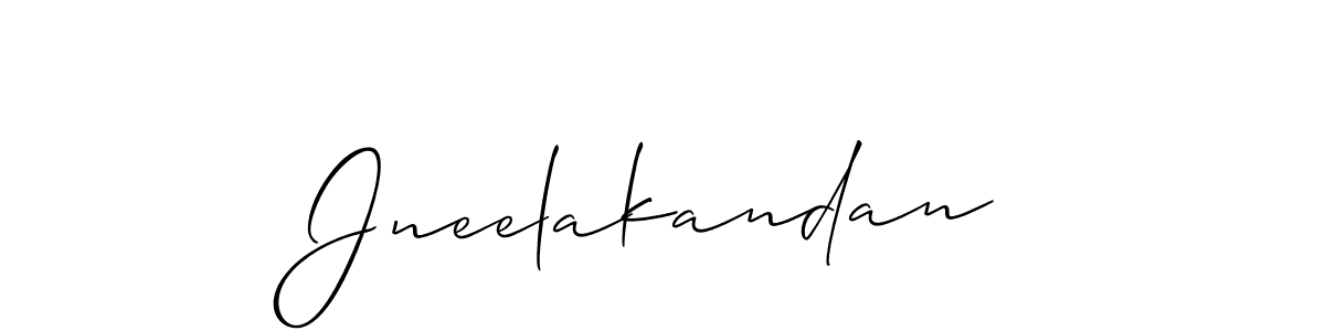 Best and Professional Signature Style for Jneelakandan. Allison_Script Best Signature Style Collection. Jneelakandan signature style 2 images and pictures png