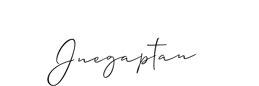 How to make Jnegaptan signature? Allison_Script is a professional autograph style. Create handwritten signature for Jnegaptan name. Jnegaptan signature style 2 images and pictures png