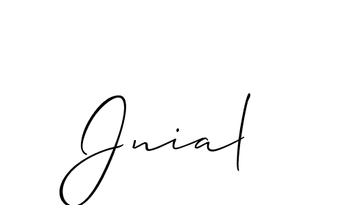 Here are the top 10 professional signature styles for the name Jnial. These are the best autograph styles you can use for your name. Jnial signature style 2 images and pictures png