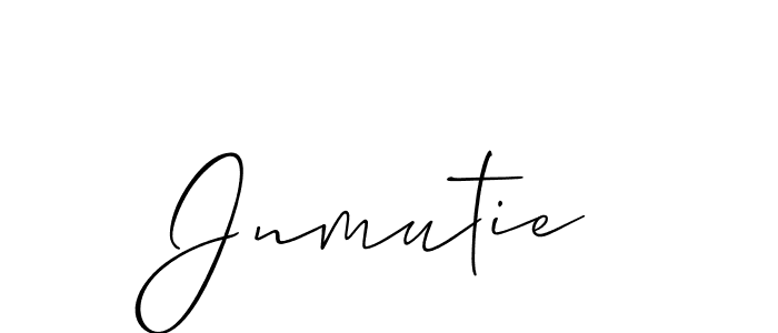 Once you've used our free online signature maker to create your best signature Allison_Script style, it's time to enjoy all of the benefits that Jnmutie name signing documents. Jnmutie signature style 2 images and pictures png