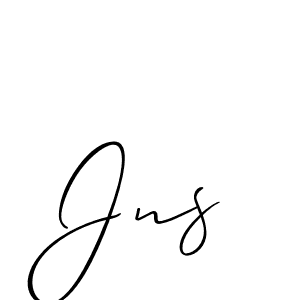 Similarly Allison_Script is the best handwritten signature design. Signature creator online .You can use it as an online autograph creator for name Jns. Jns signature style 2 images and pictures png