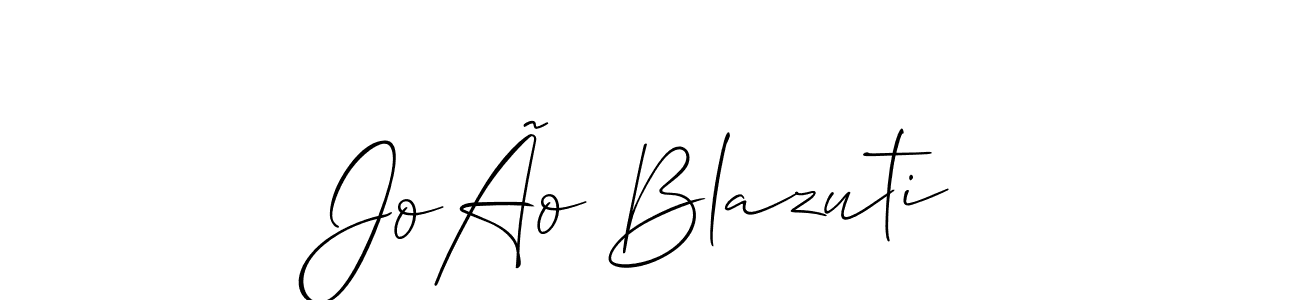 Also You can easily find your signature by using the search form. We will create JoÃo Blazuti name handwritten signature images for you free of cost using Allison_Script sign style. JoÃo Blazuti signature style 2 images and pictures png