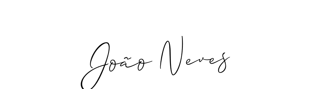 Also You can easily find your signature by using the search form. We will create João Neves name handwritten signature images for you free of cost using Allison_Script sign style. João Neves signature style 2 images and pictures png