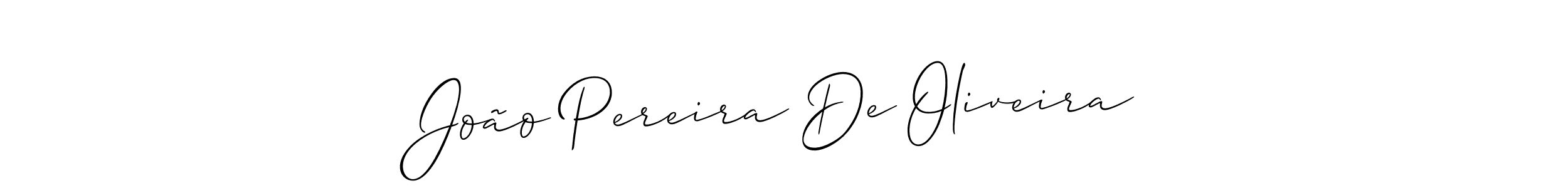 João Pereira De Oliveira stylish signature style. Best Handwritten Sign (Allison_Script) for my name. Handwritten Signature Collection Ideas for my name João Pereira De Oliveira. João Pereira De Oliveira signature style 2 images and pictures png