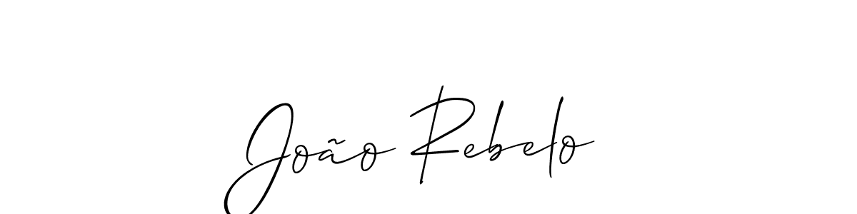 Make a short João Rebelo signature style. Manage your documents anywhere anytime using Allison_Script. Create and add eSignatures, submit forms, share and send files easily. João Rebelo signature style 2 images and pictures png