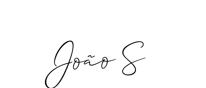 Make a beautiful signature design for name João S. Use this online signature maker to create a handwritten signature for free. João S signature style 2 images and pictures png