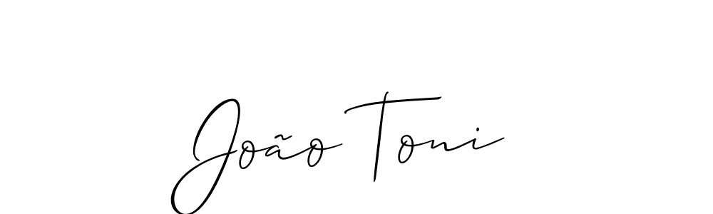 Best and Professional Signature Style for João Toni. Allison_Script Best Signature Style Collection. João Toni signature style 2 images and pictures png