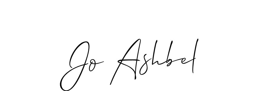 if you are searching for the best signature style for your name Jo Ashbel. so please give up your signature search. here we have designed multiple signature styles  using Allison_Script. Jo Ashbel signature style 2 images and pictures png