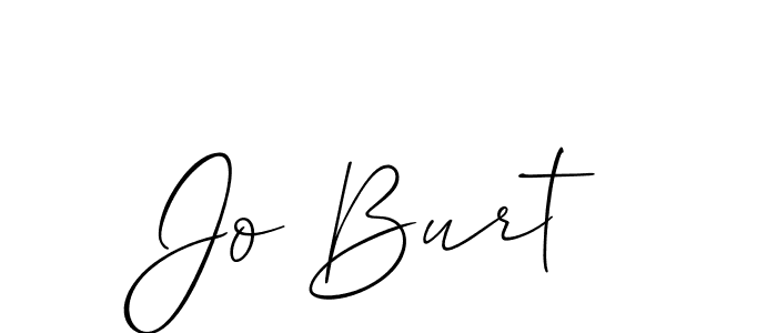 Best and Professional Signature Style for Jo Burt. Allison_Script Best Signature Style Collection. Jo Burt signature style 2 images and pictures png