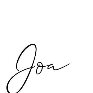 Also You can easily find your signature by using the search form. We will create Joa name handwritten signature images for you free of cost using Allison_Script sign style. Joa signature style 2 images and pictures png