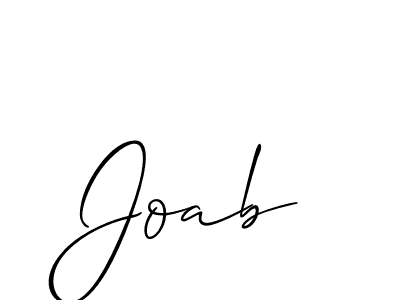 Similarly Allison_Script is the best handwritten signature design. Signature creator online .You can use it as an online autograph creator for name Joab. Joab signature style 2 images and pictures png