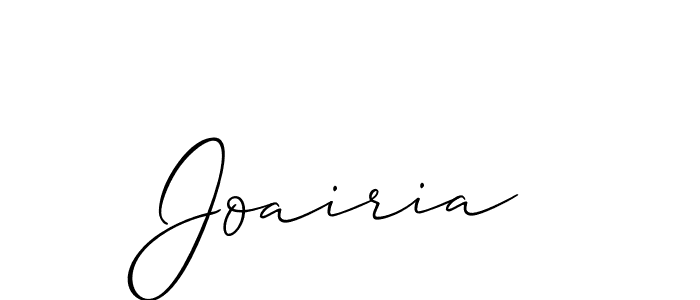 Joairia stylish signature style. Best Handwritten Sign (Allison_Script) for my name. Handwritten Signature Collection Ideas for my name Joairia. Joairia signature style 2 images and pictures png