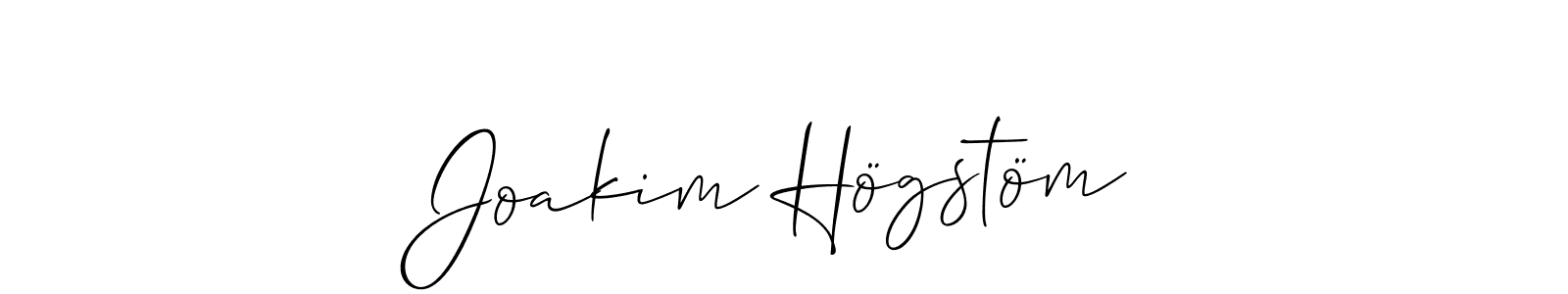 Check out images of Autograph of Joakim Högstöm name. Actor Joakim Högstöm Signature Style. Allison_Script is a professional sign style online. Joakim Högstöm signature style 2 images and pictures png