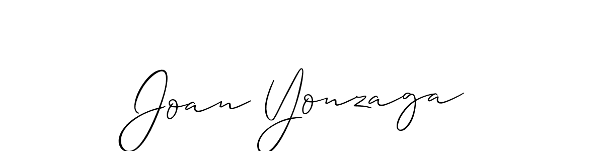 Once you've used our free online signature maker to create your best signature Allison_Script style, it's time to enjoy all of the benefits that Joan Yonzaga name signing documents. Joan Yonzaga signature style 2 images and pictures png