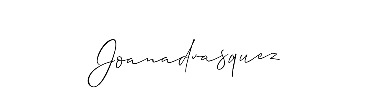 Best and Professional Signature Style for Joanadvasquez. Allison_Script Best Signature Style Collection. Joanadvasquez signature style 2 images and pictures png