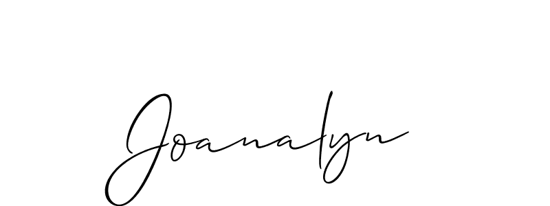 Best and Professional Signature Style for Joanalyn. Allison_Script Best Signature Style Collection. Joanalyn signature style 2 images and pictures png