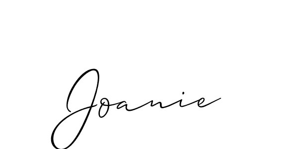 Also we have Joanie name is the best signature style. Create professional handwritten signature collection using Allison_Script autograph style. Joanie signature style 2 images and pictures png