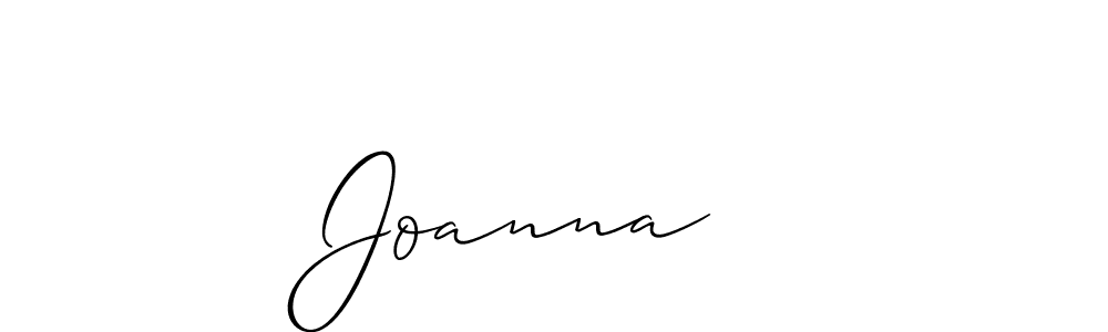 How to make Joanna ♡ signature? Allison_Script is a professional autograph style. Create handwritten signature for Joanna ♡ name. Joanna ♡ signature style 2 images and pictures png