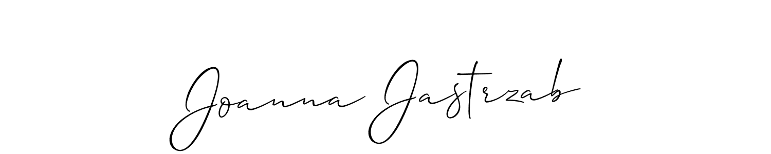 How to Draw Joanna Jastrzab signature style? Allison_Script is a latest design signature styles for name Joanna Jastrzab. Joanna Jastrzab signature style 2 images and pictures png