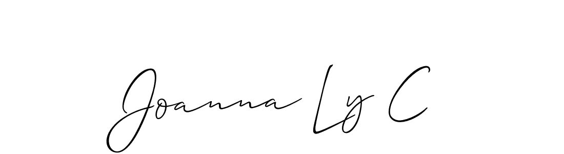 See photos of Joanna Ly C official signature by Spectra . Check more albums & portfolios. Read reviews & check more about Allison_Script font. Joanna Ly C signature style 2 images and pictures png