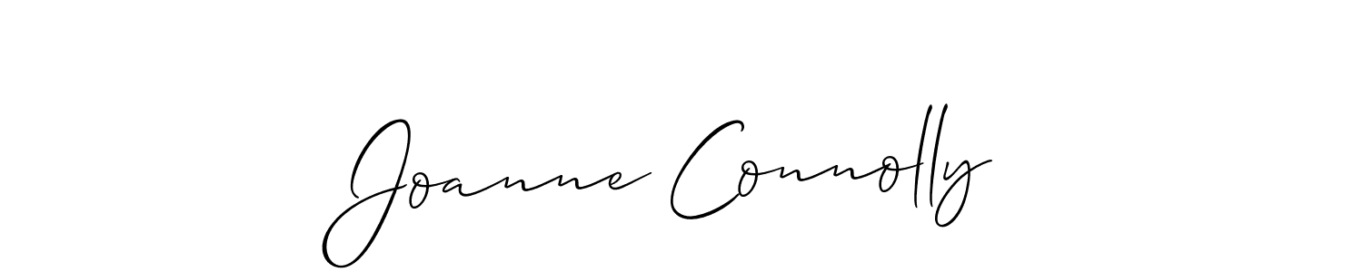 if you are searching for the best signature style for your name Joanne Connolly. so please give up your signature search. here we have designed multiple signature styles  using Allison_Script. Joanne Connolly signature style 2 images and pictures png