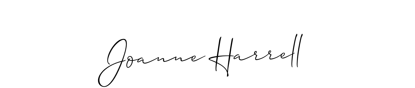 Joanne Harrell stylish signature style. Best Handwritten Sign (Allison_Script) for my name. Handwritten Signature Collection Ideas for my name Joanne Harrell. Joanne Harrell signature style 2 images and pictures png