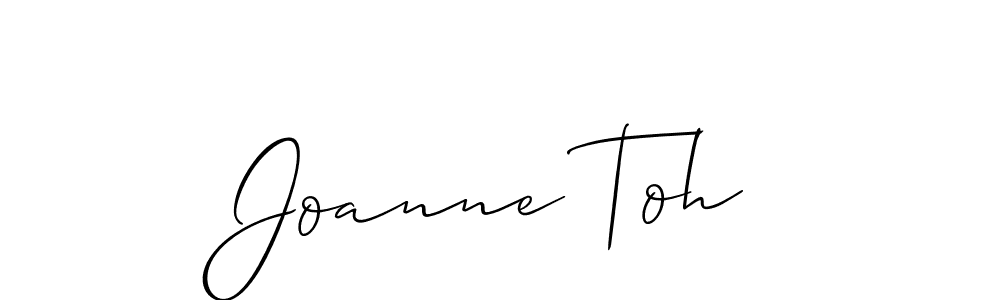 Once you've used our free online signature maker to create your best signature Allison_Script style, it's time to enjoy all of the benefits that Joanne Toh name signing documents. Joanne Toh signature style 2 images and pictures png