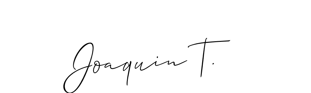 How to Draw Joaquin T. signature style? Allison_Script is a latest design signature styles for name Joaquin T.. Joaquin T. signature style 2 images and pictures png